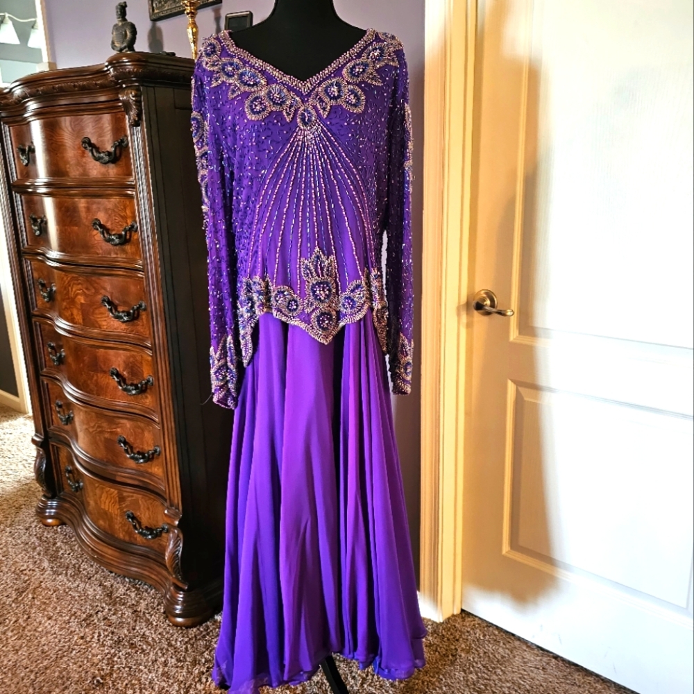 Vintage Showtime Sequin Dress